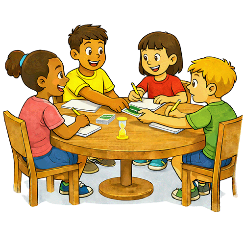 A card is passed secretly